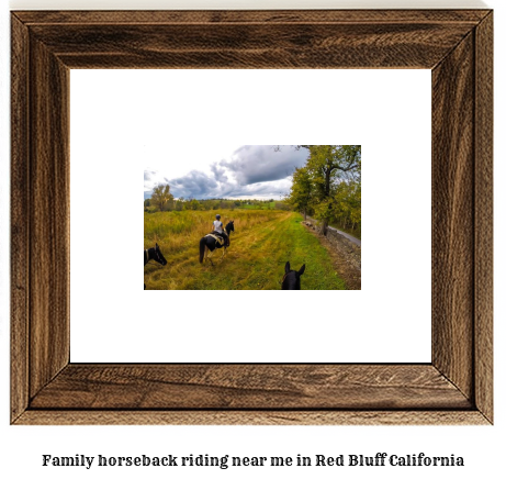 family horseback riding near me in Red Bluff, California